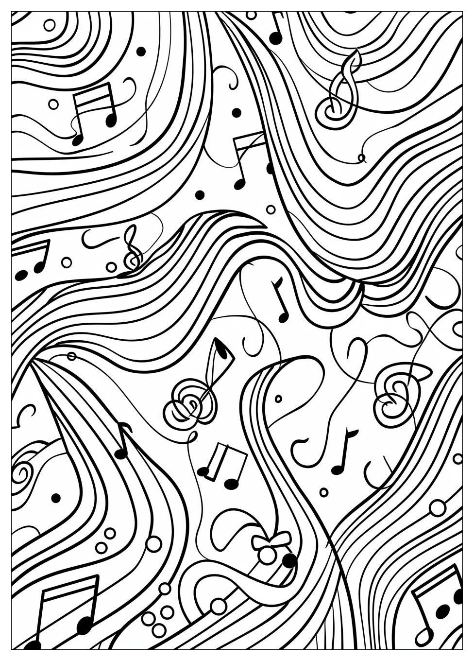 Music Notes Coloring Pages-3