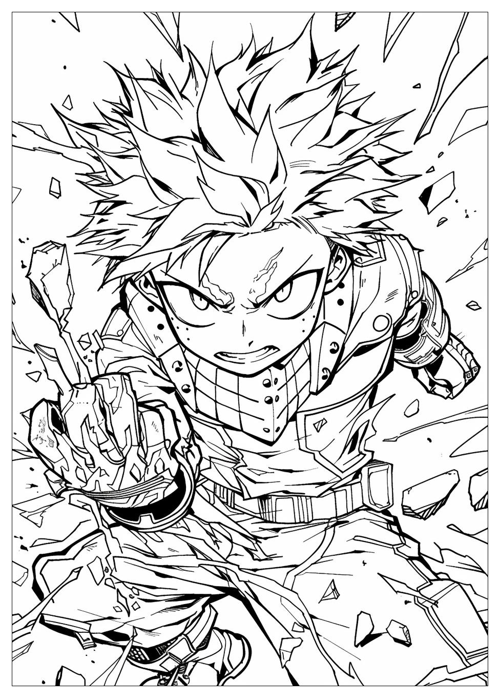 My Hero Academia Coloring Pages-1