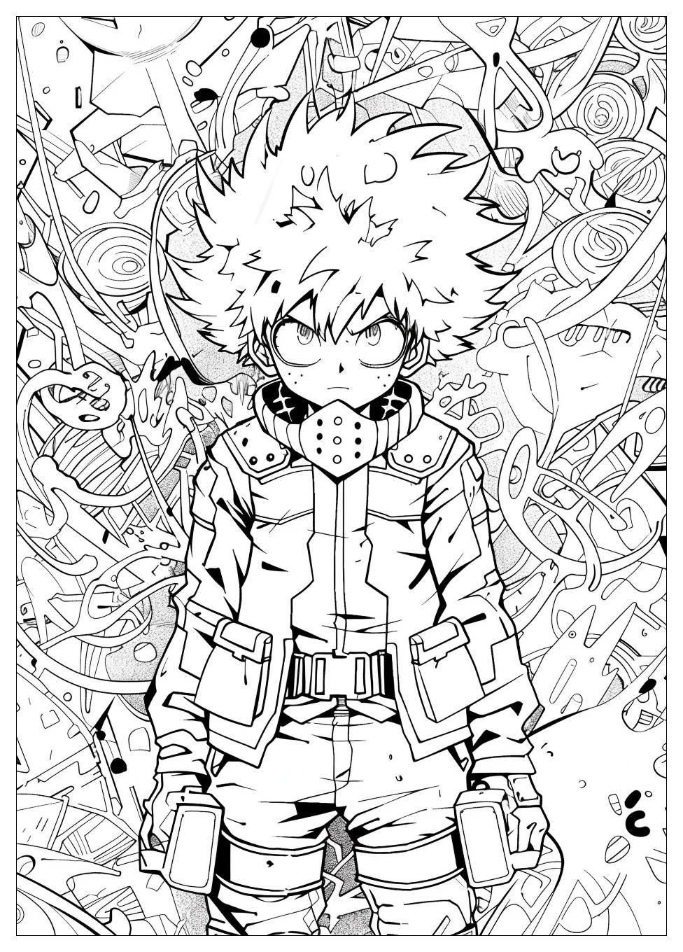My Hero Academia Coloring Pages-10