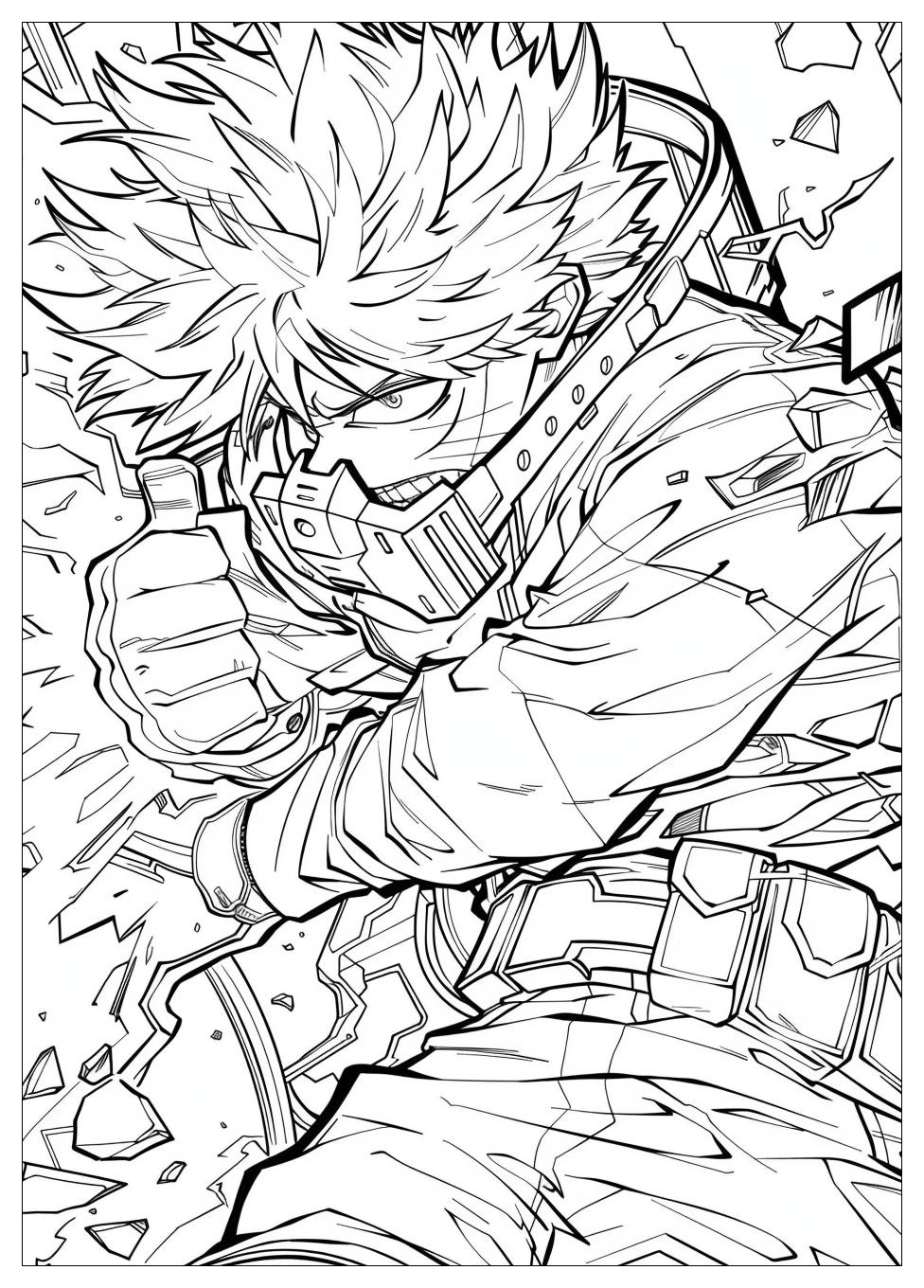 My Hero Academia Coloring Pages-12