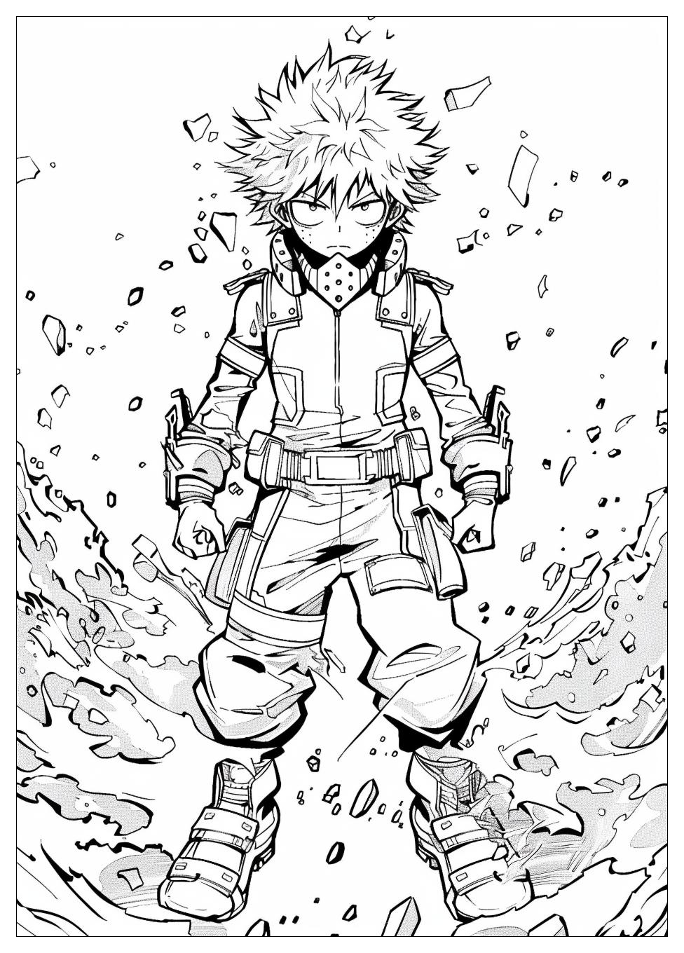 My Hero Academia Coloring Pages-13
