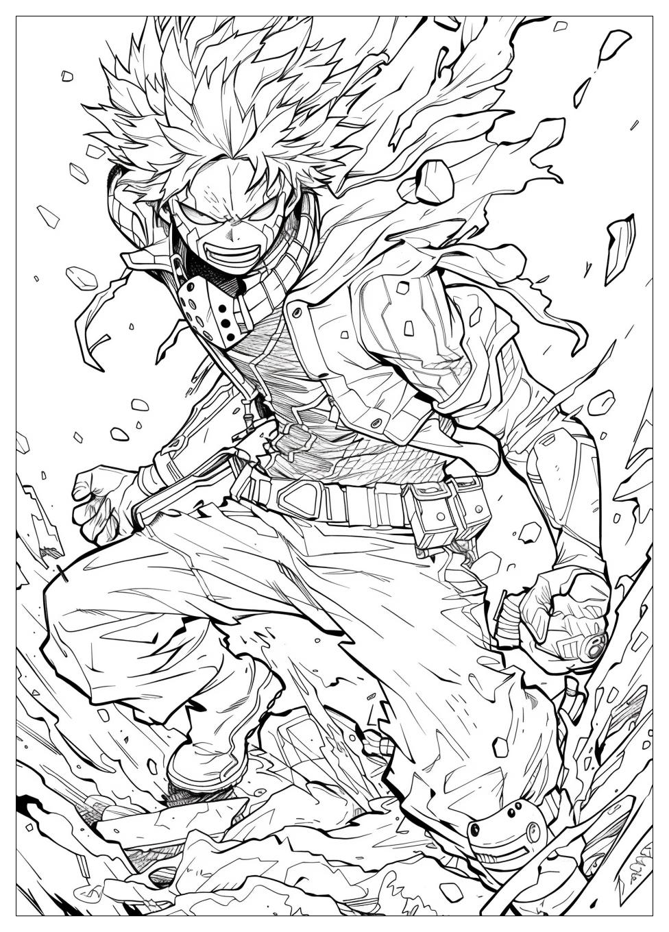 My Hero Academia Coloring Pages-14