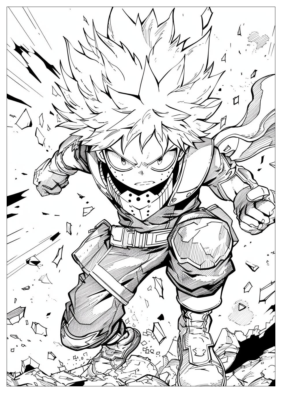 My Hero Academia Coloring Pages-15
