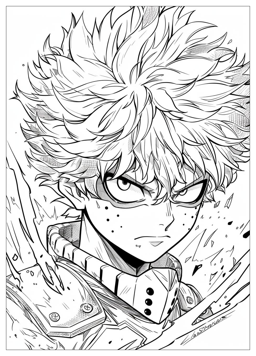 My Hero Academia Coloring Pages-16