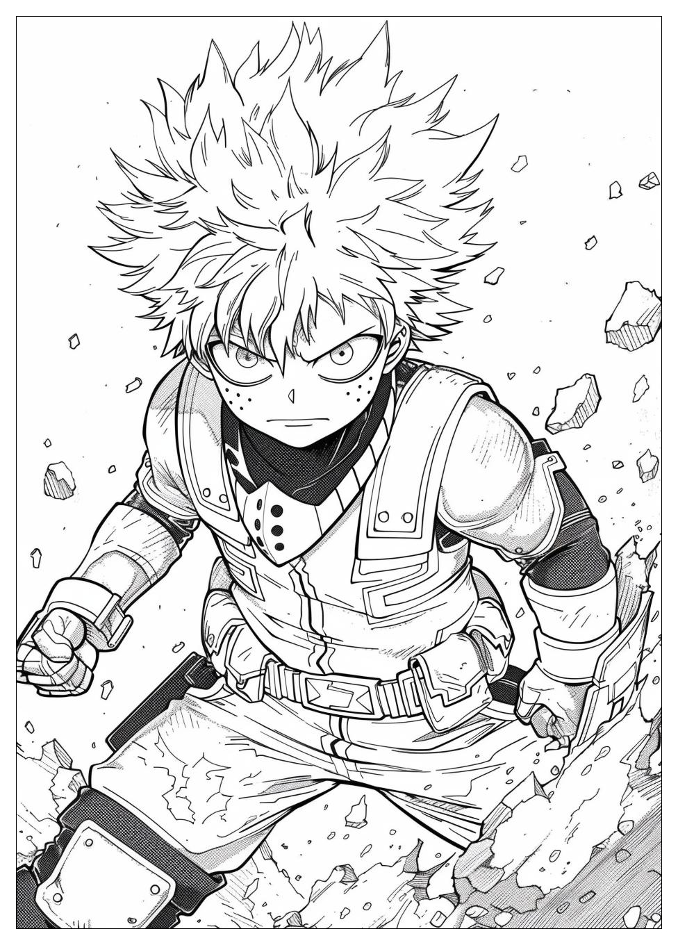 My Hero Academia Coloring Pages-18