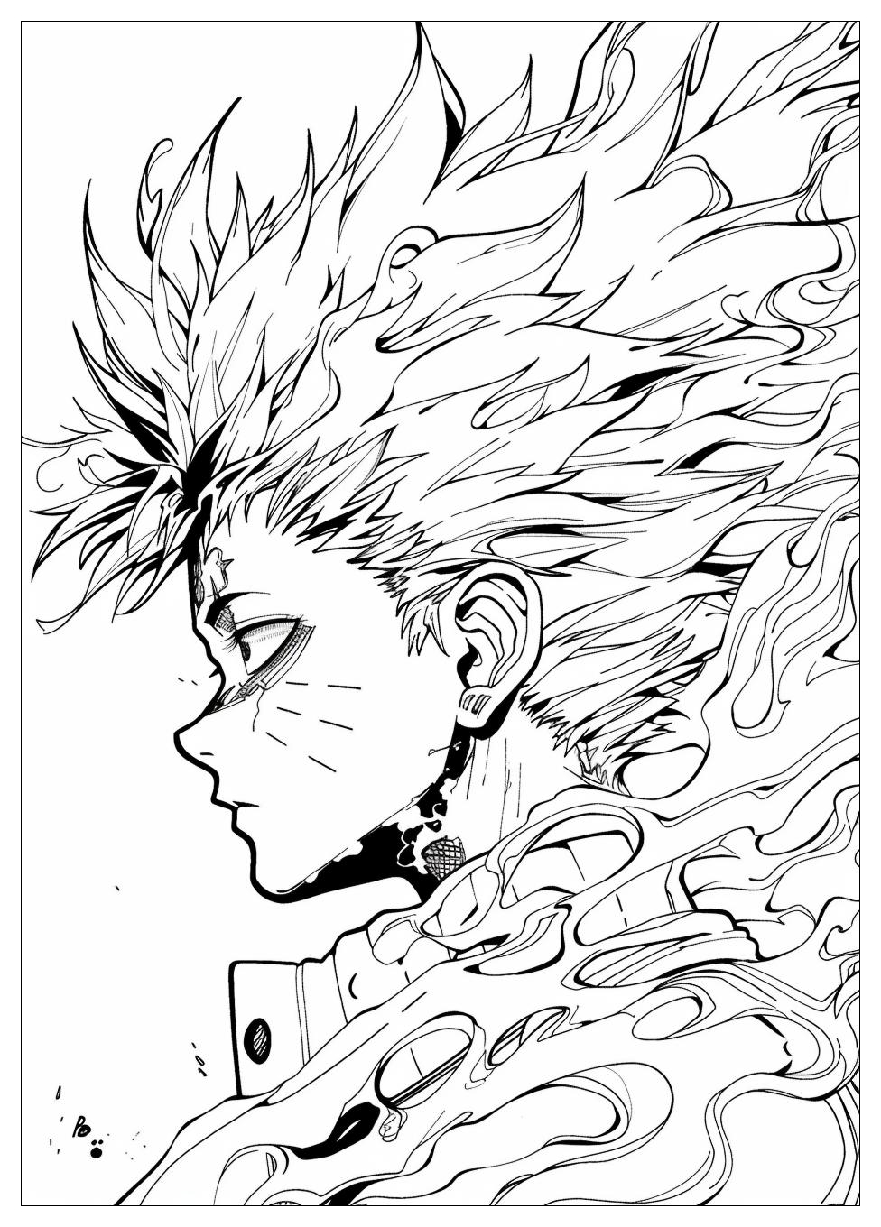 My Hero Academia Coloring Pages-19