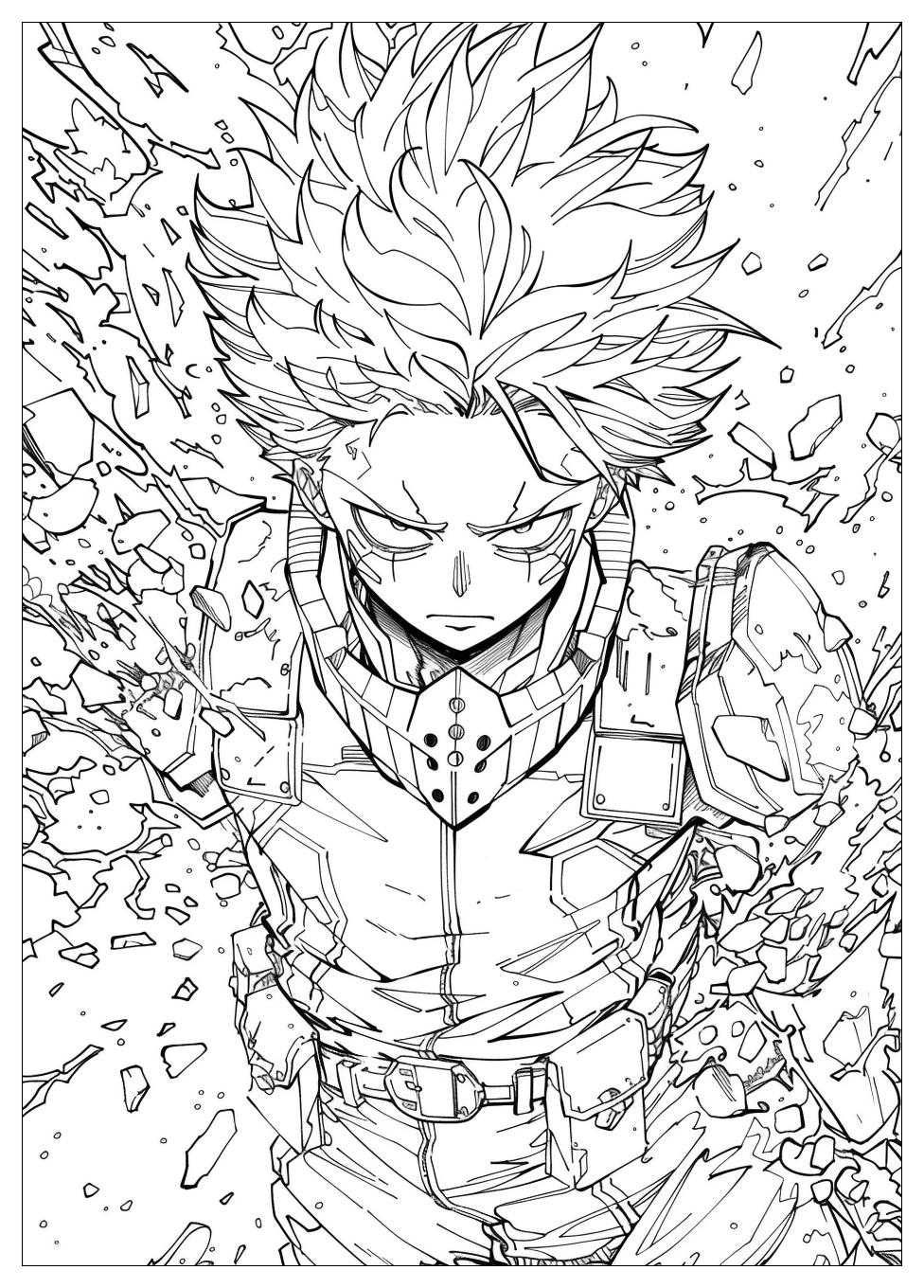 My Hero Academia Coloring Pages-2