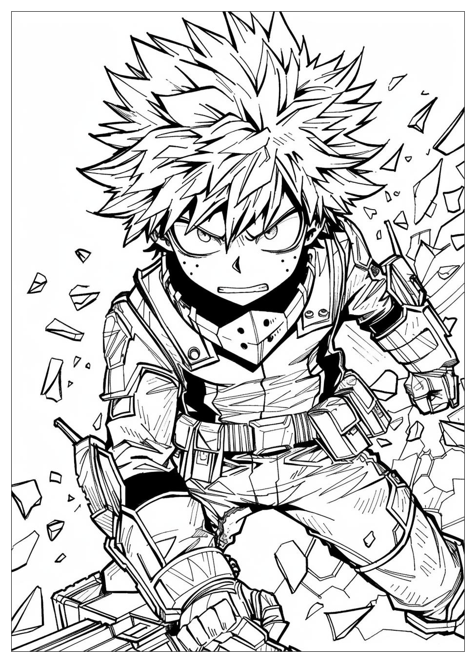 My Hero Academia Coloring Pages-20