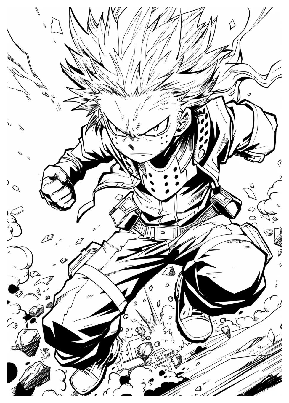 My Hero Academia Coloring Pages-3
