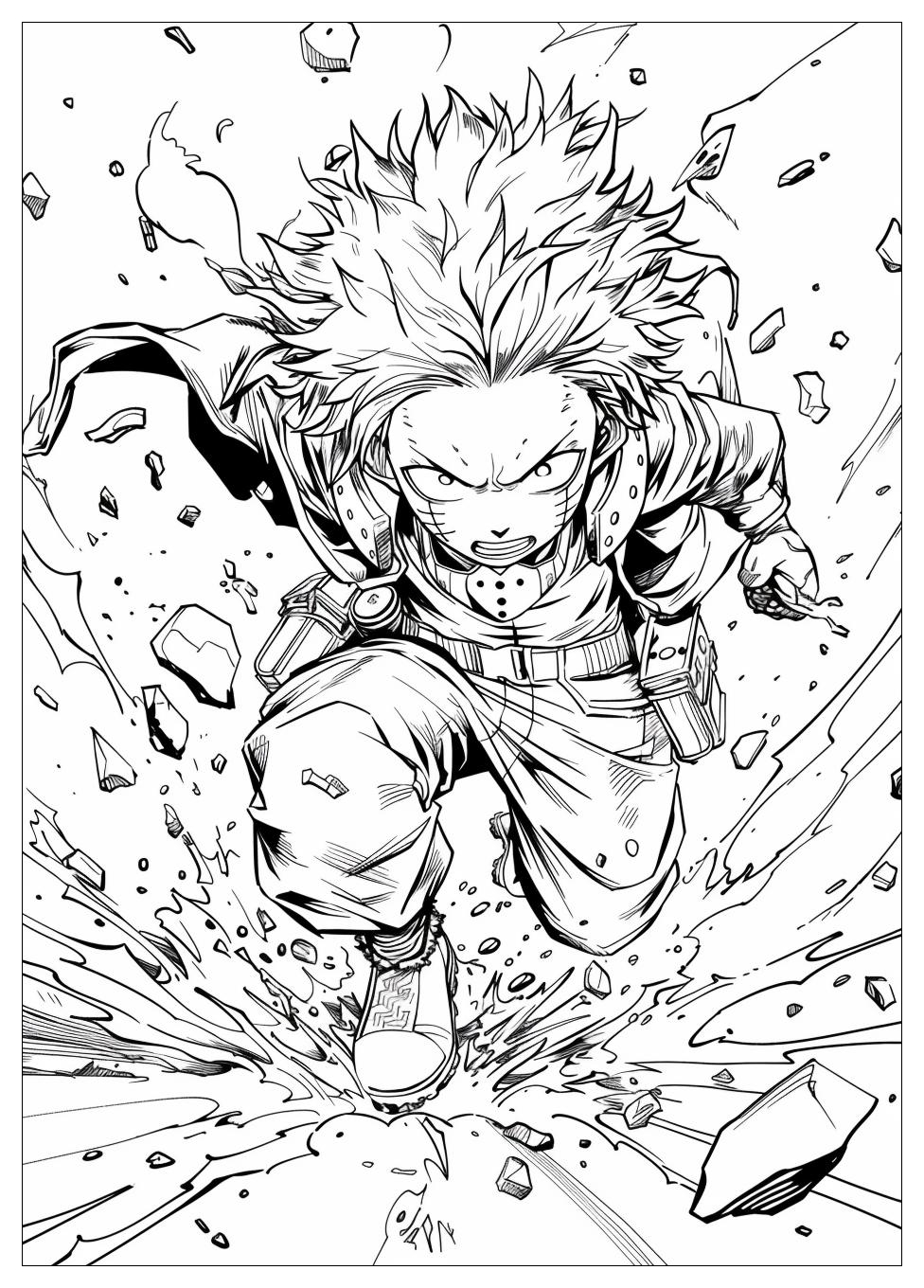 My Hero Academia Coloring Pages-4