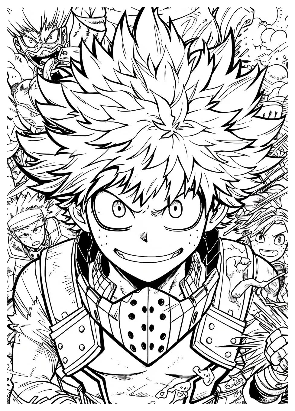 My Hero Academia Coloring Pages-6
