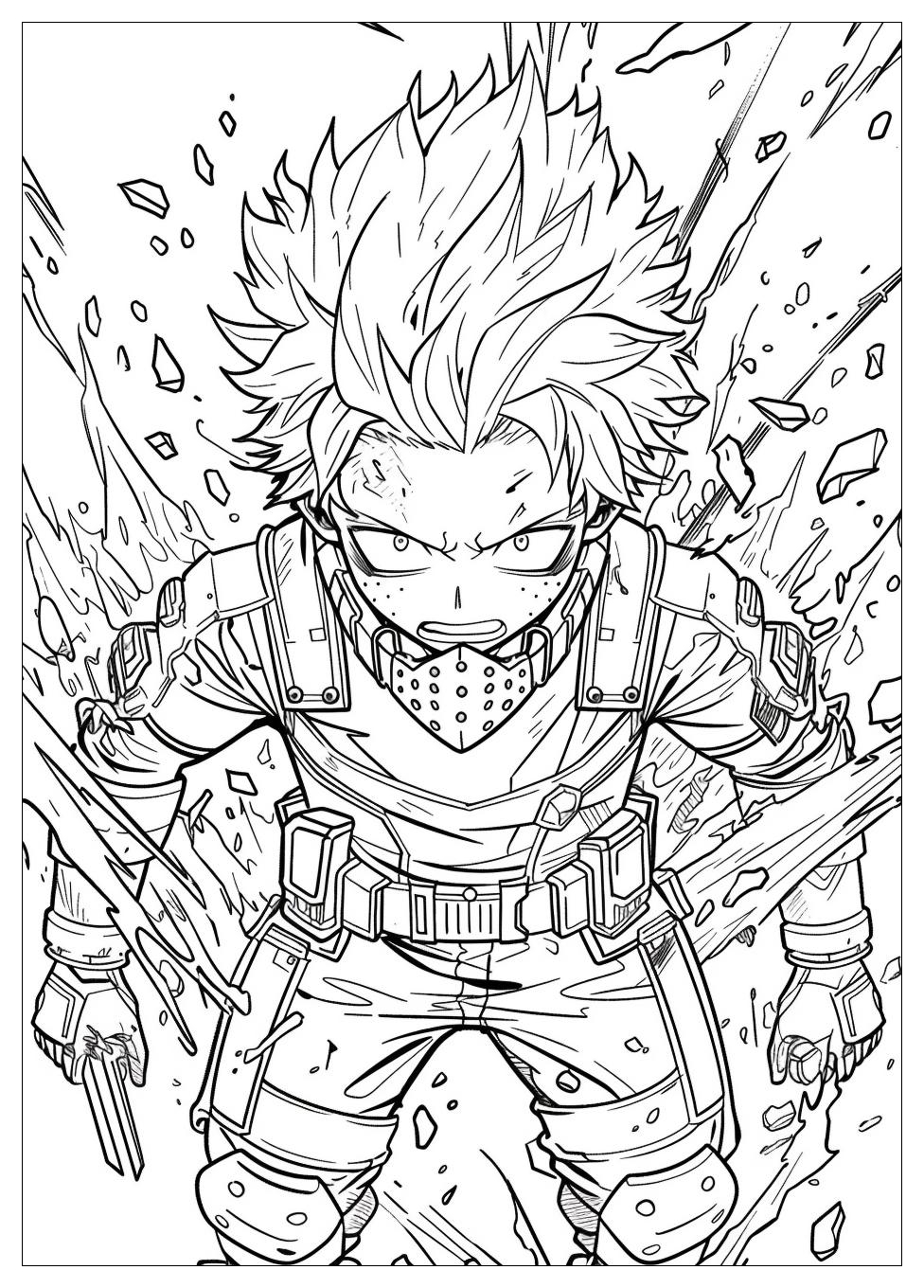 My Hero Academia Coloring Pages-7