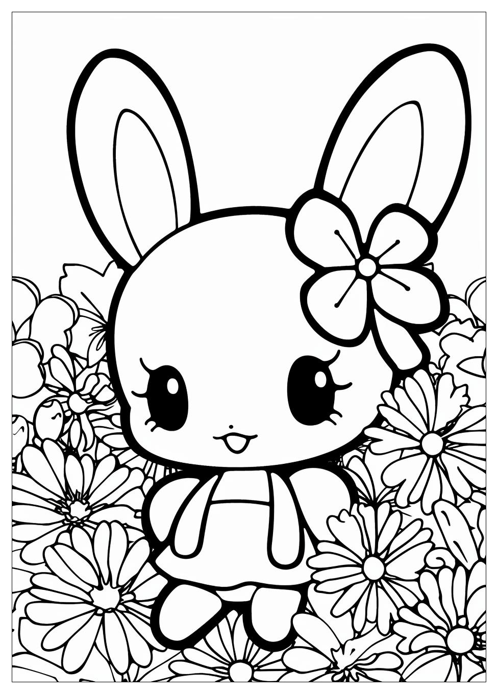 My Melody Coloring Pages-2