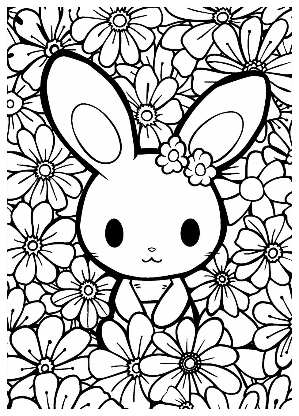 My Melody Coloring Pages-3
