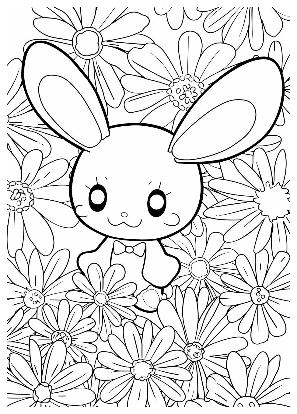 My Melody Coloring Pages-4