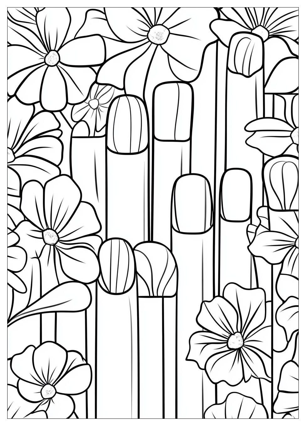 Nail Coloring Pages-9