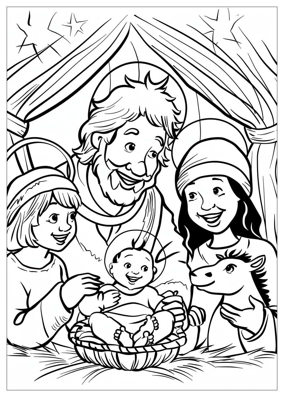 Nativity Coloring Pages-10