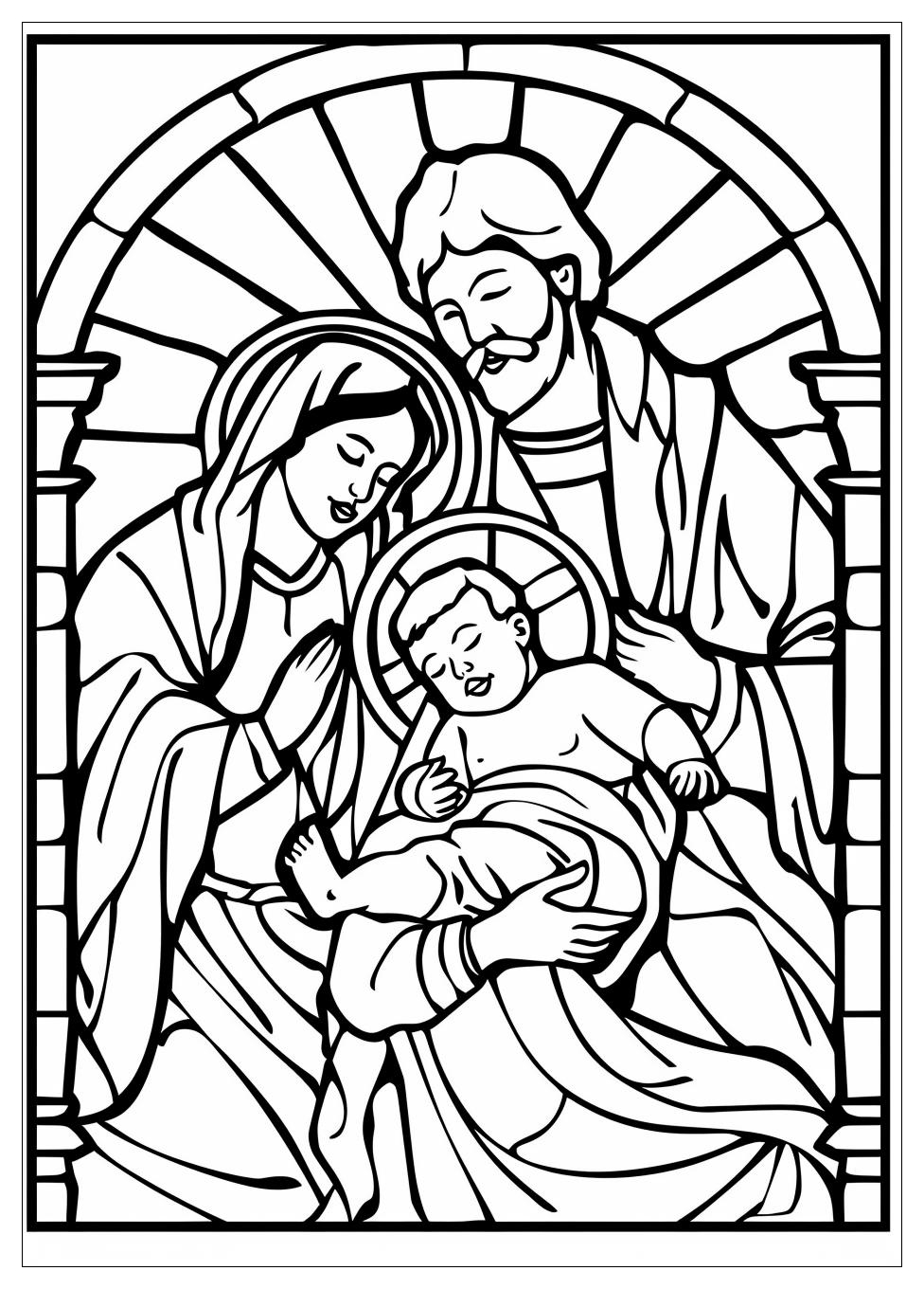 Nativity Coloring Pages-12