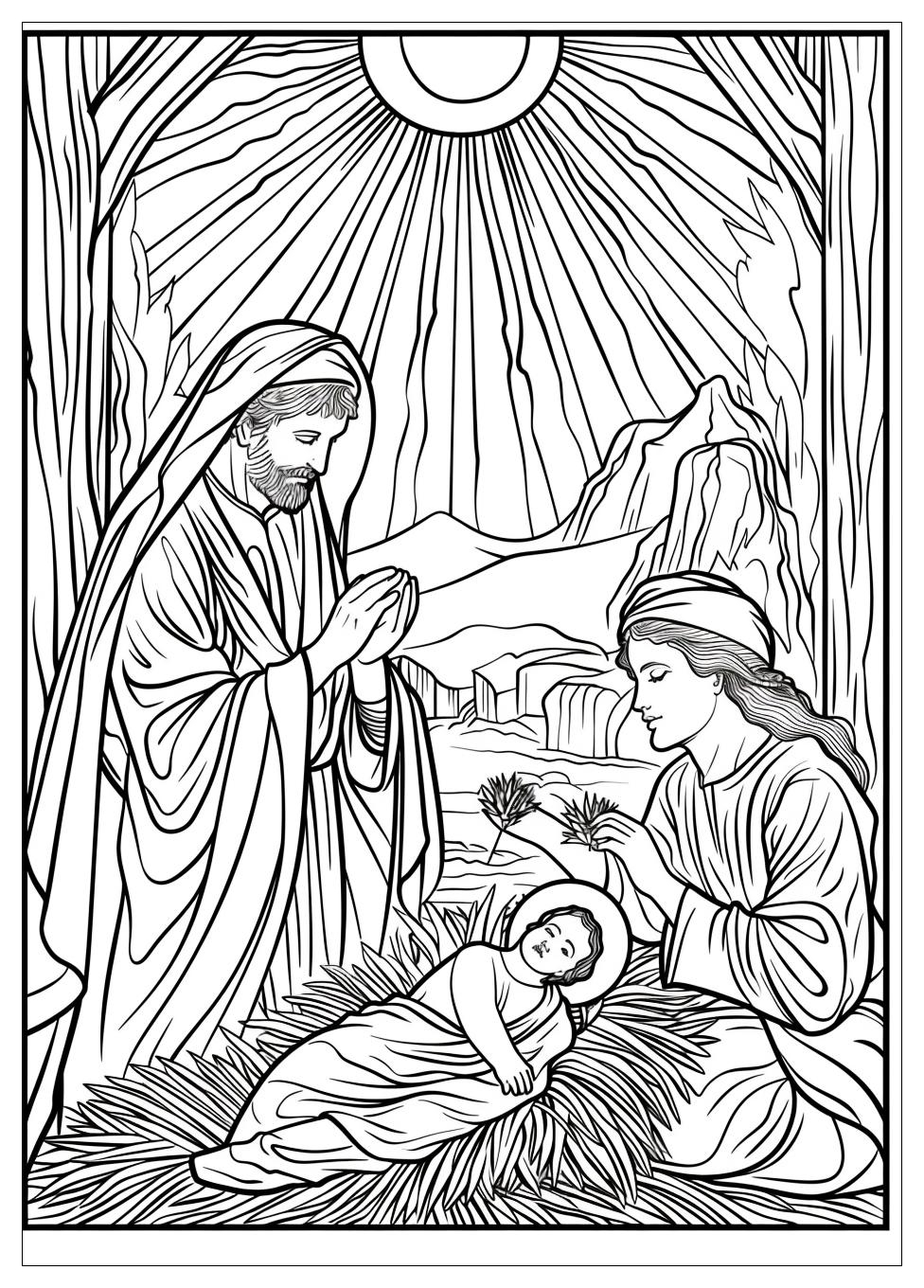 Nativity Coloring Pages-13
