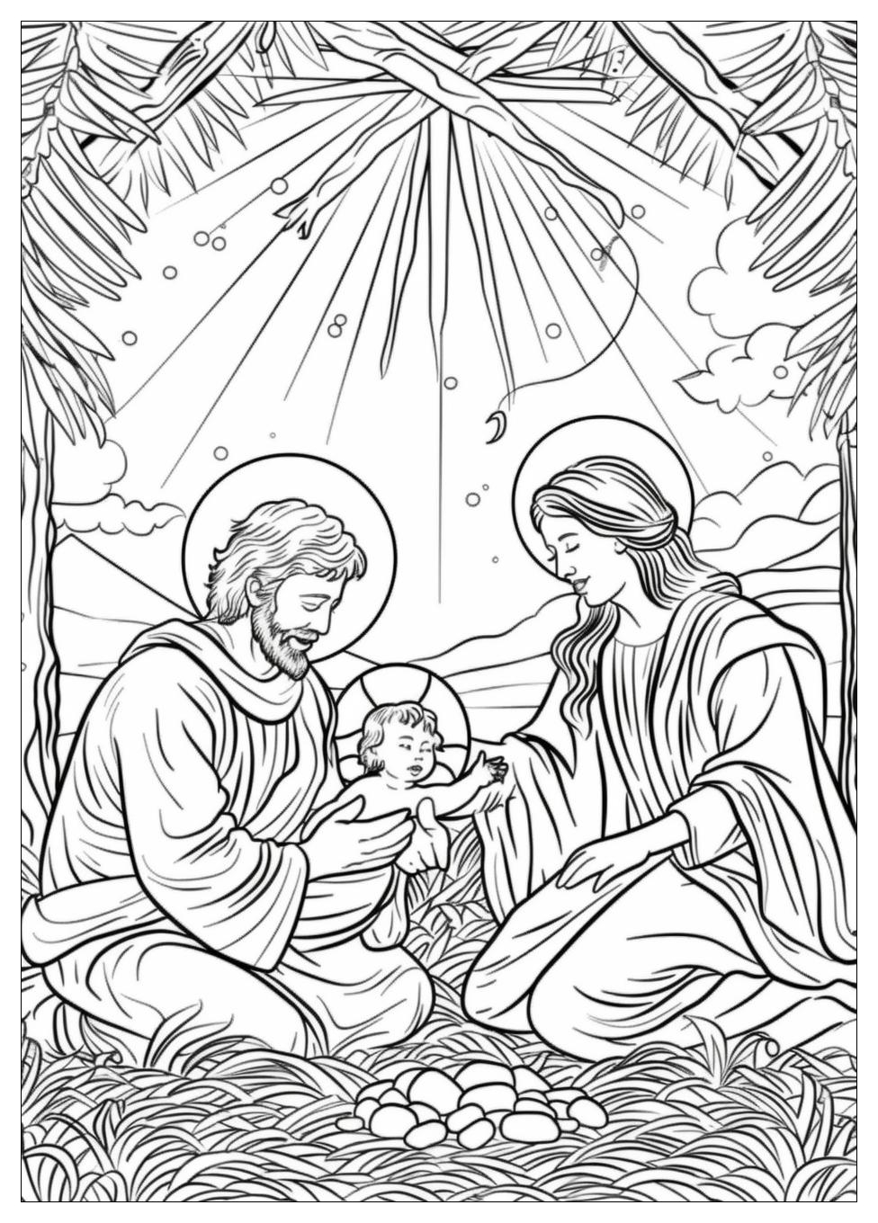 Nativity Coloring Pages-14