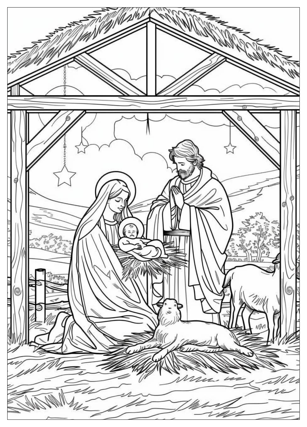 Nativity Coloring Pages-15