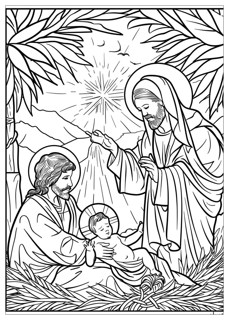 Nativity Coloring Pages-16