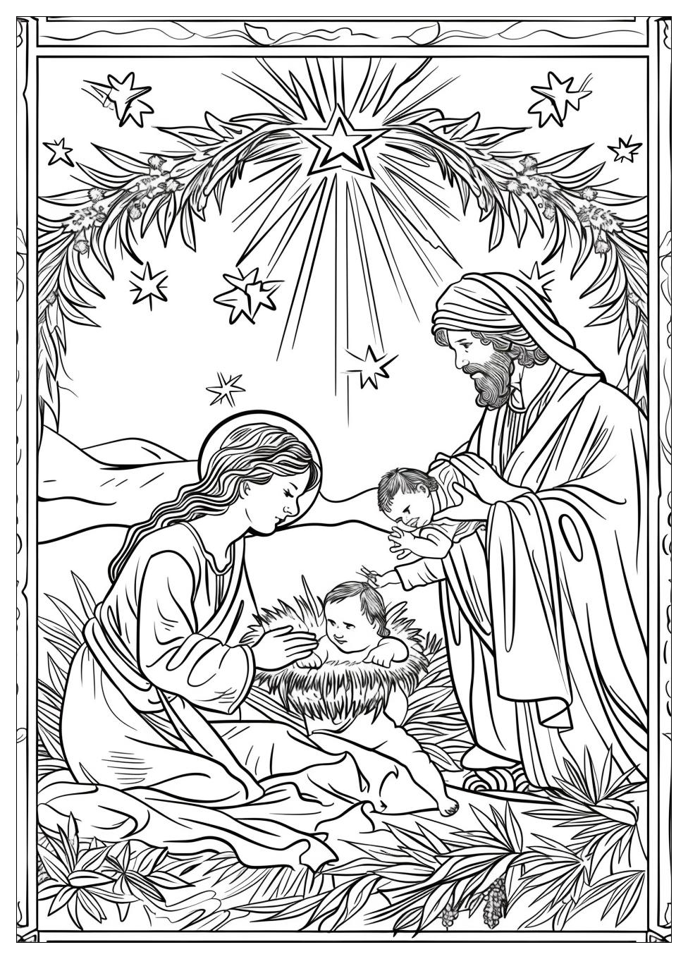 Nativity Coloring Pages-17