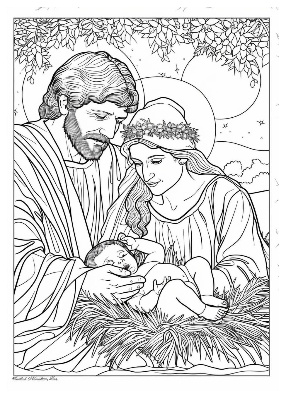 Nativity Coloring Pages-19