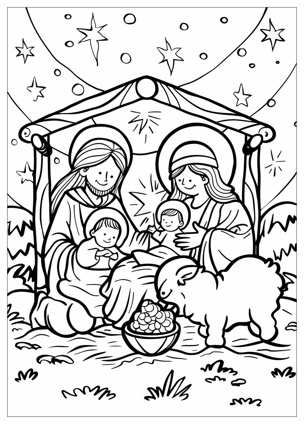Nativity Coloring Pages-2