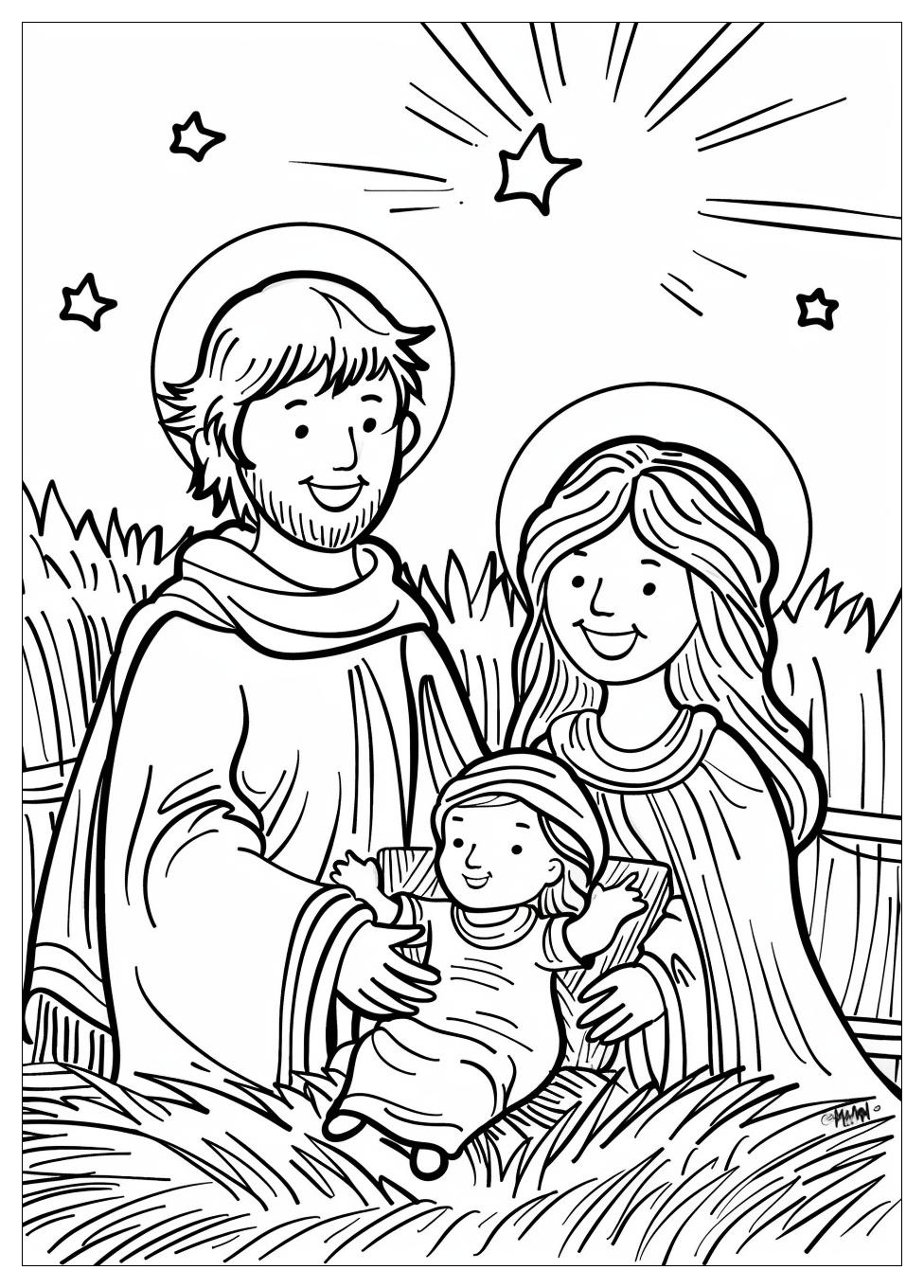 Nativity Coloring Pages-3