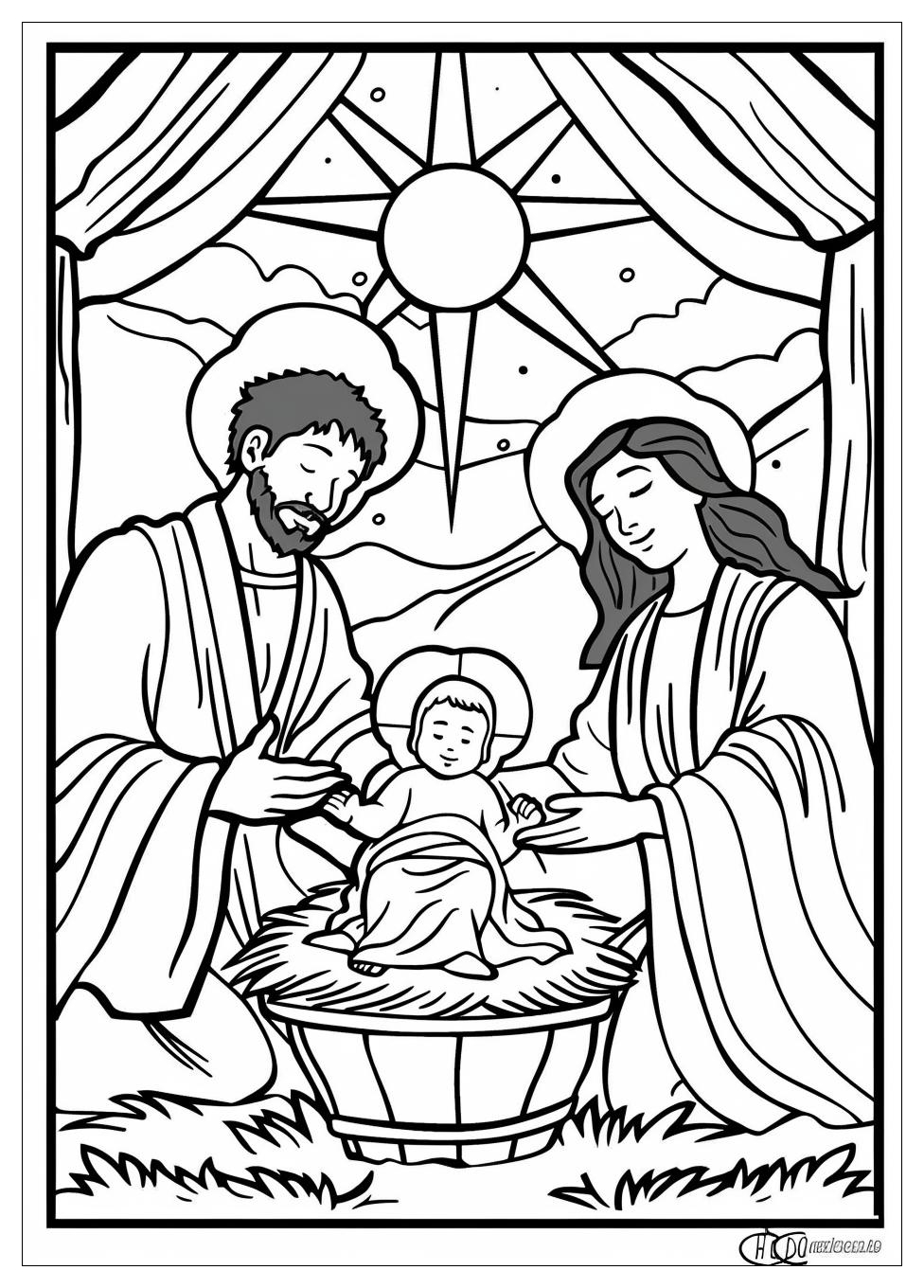 Nativity Coloring Pages-7