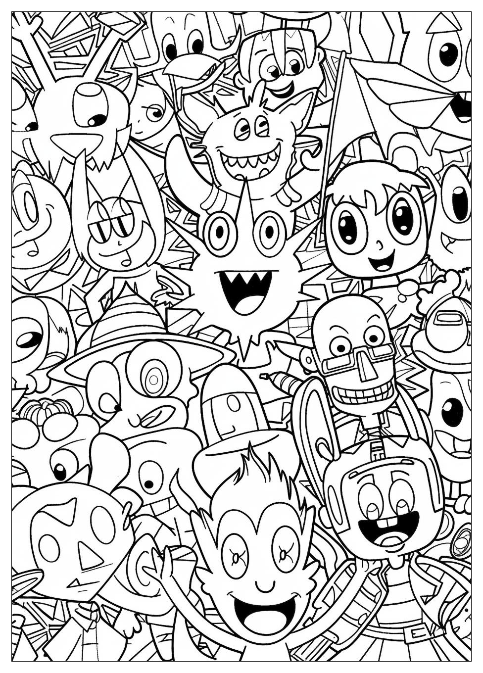 Nickelodeon Coloring Pages-13
