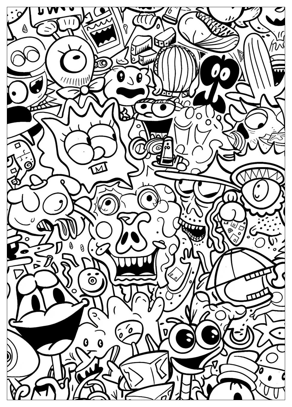 Nickelodeon Coloring Pages-16
