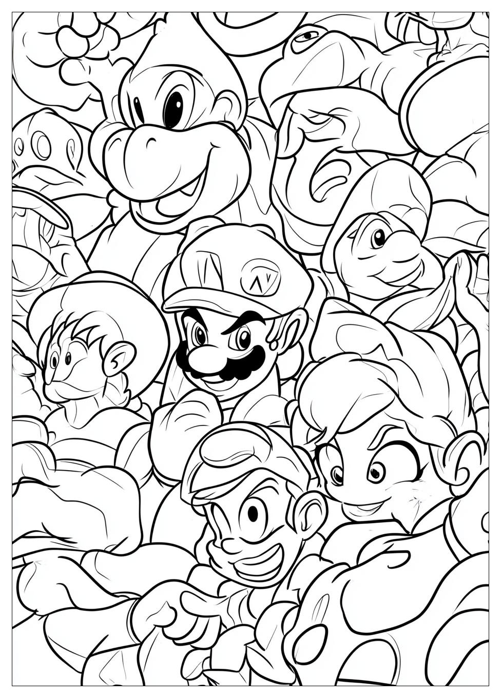 Free Printable Nintendo Coloring Pages 1 Nintendo Coloring Pages-1