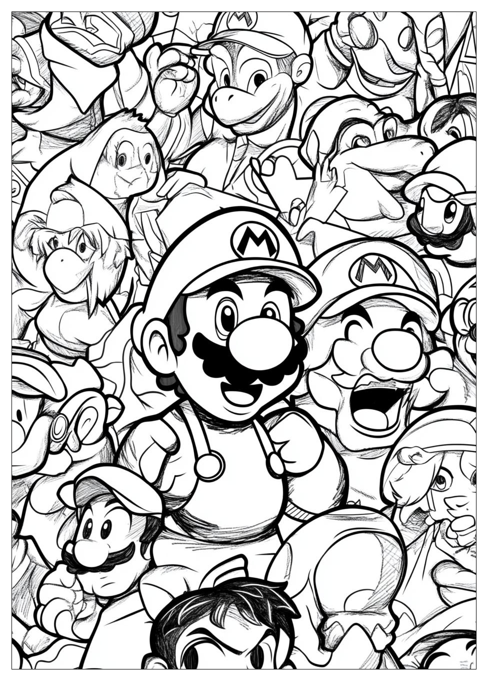 Free Printable Nintendo Coloring Pages 11 Nintendo Coloring Pages-11