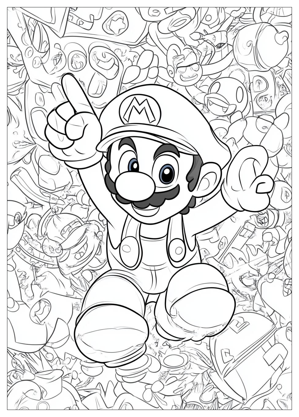 Free Printable Nintendo Coloring Pages 16 Nintendo Coloring Pages-16