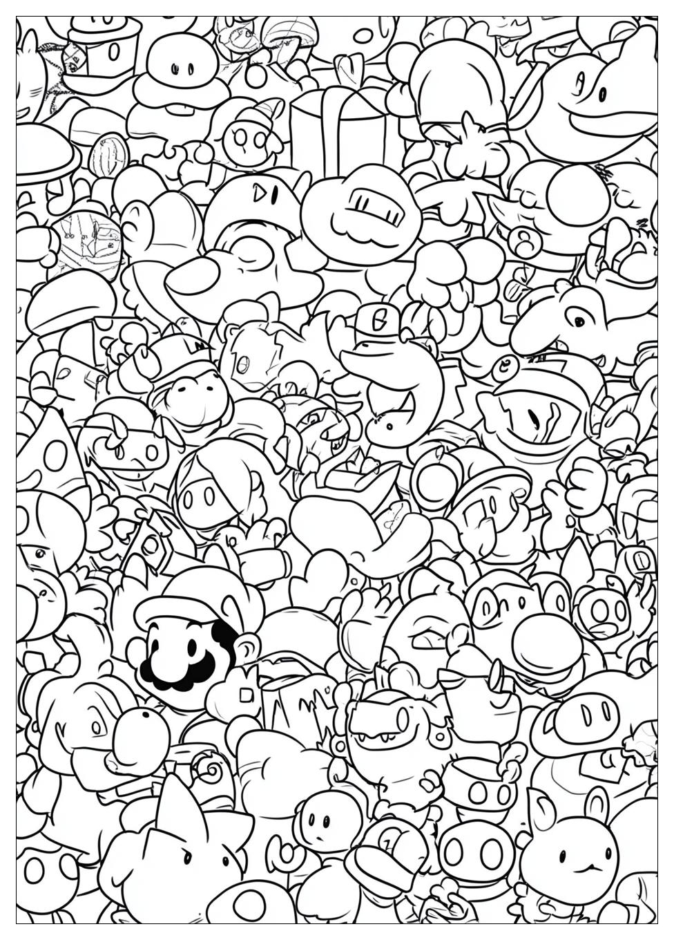Free Printable Nintendo Coloring Pages 3 Nintendo Coloring Pages-3