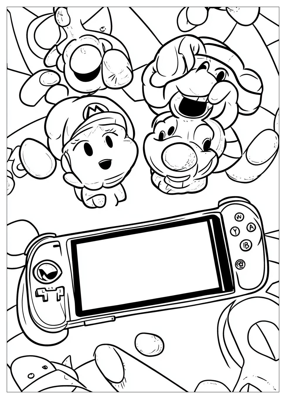 Free Printable Nintendo Coloring Pages 5 Nintendo Coloring Pages-5