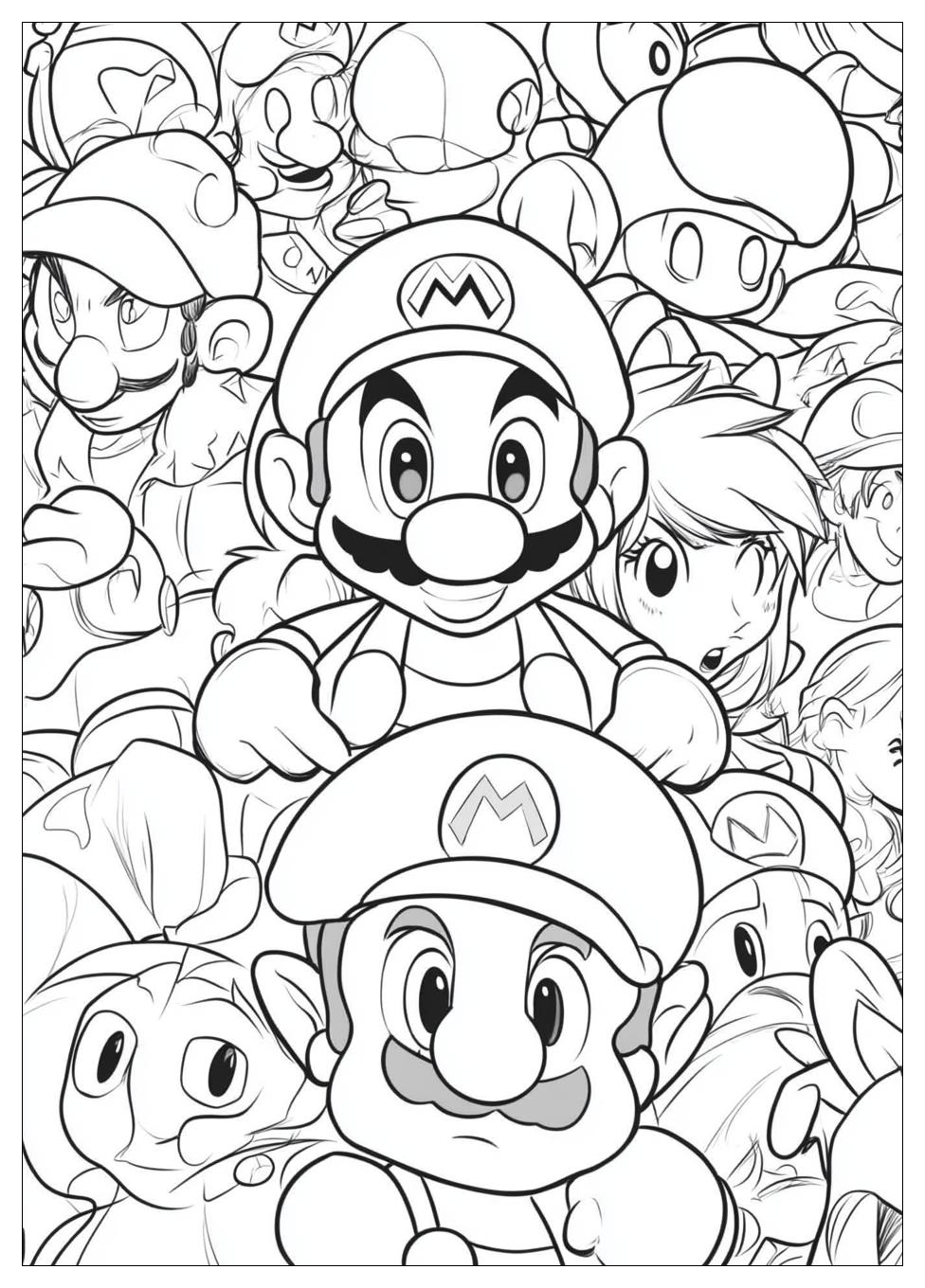Free Printable Nintendo Coloring Pages 6 Nintendo Coloring Pages-6