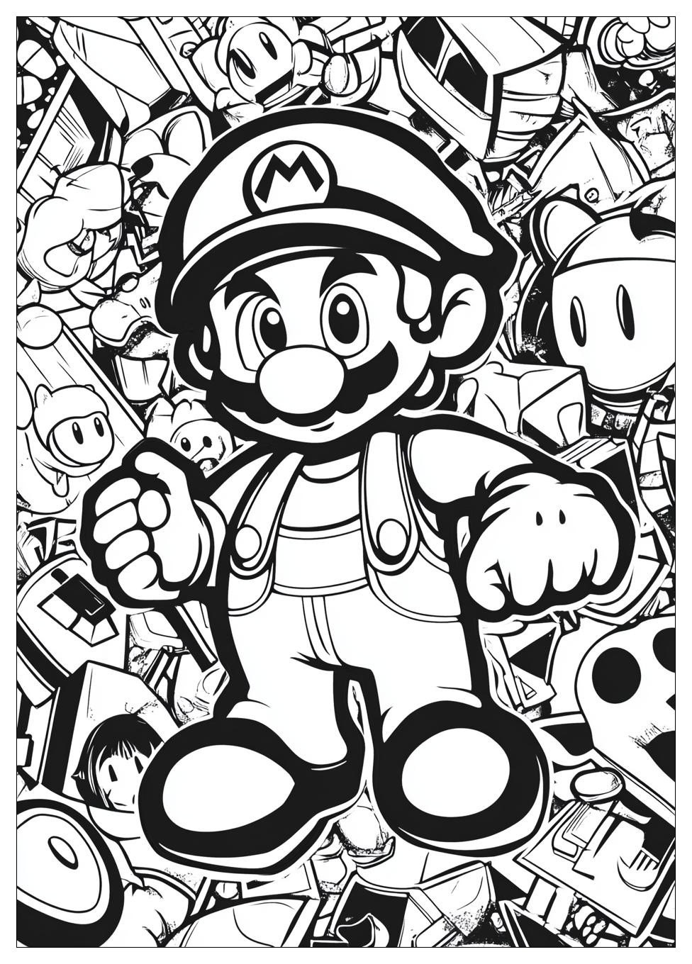 Free Printable Nintendo Coloring Pages 7 Nintendo Coloring Pages-7
