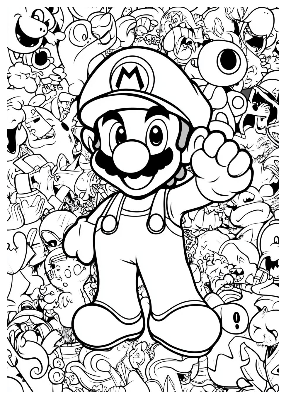 Free Printable Nintendo Coloring Pages 9 Nintendo Coloring Pages-9