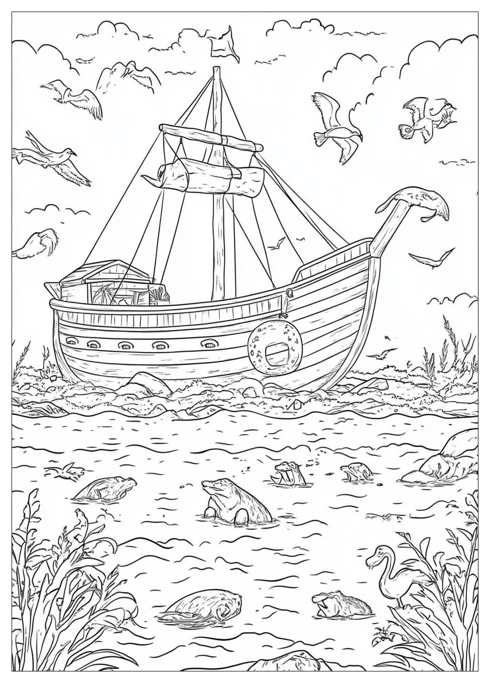 Noahs Ark Coloring Pages-13