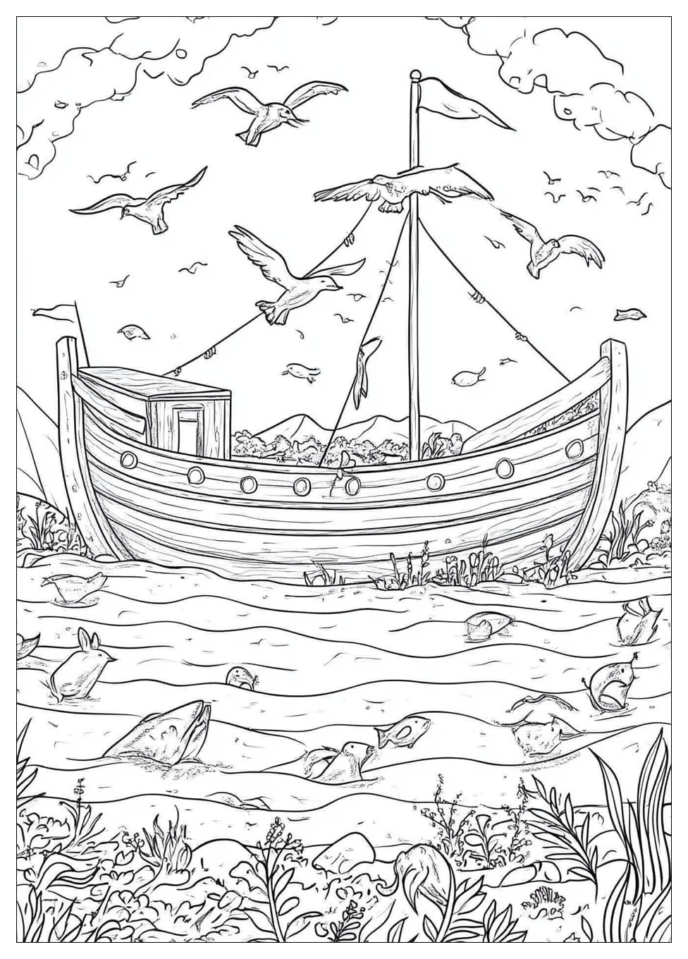 Noahs Ark Coloring Pages-19