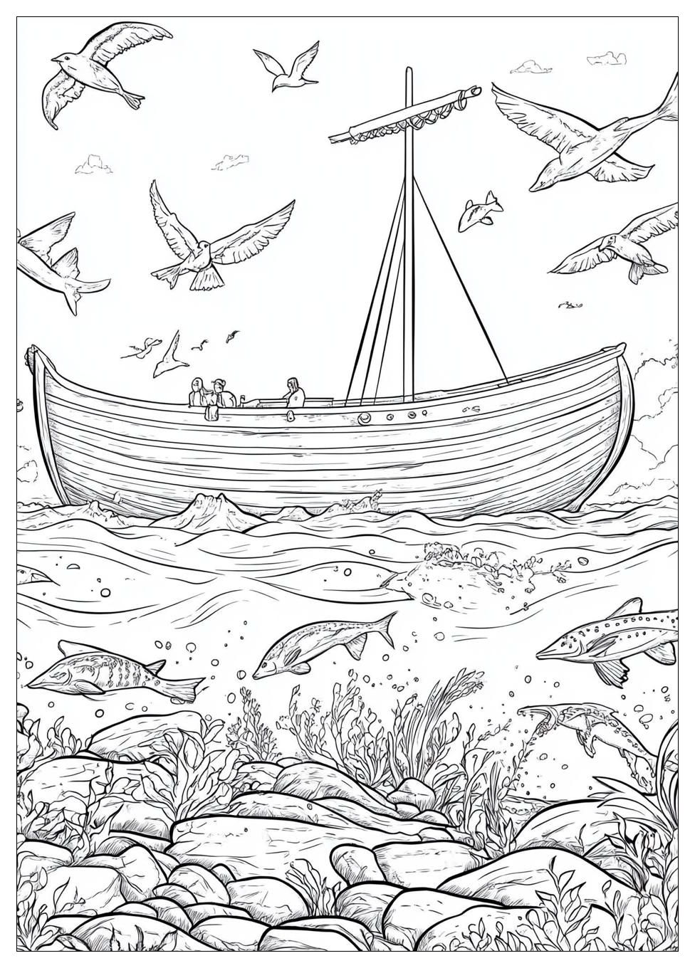 Noahs Ark Coloring Pages-20