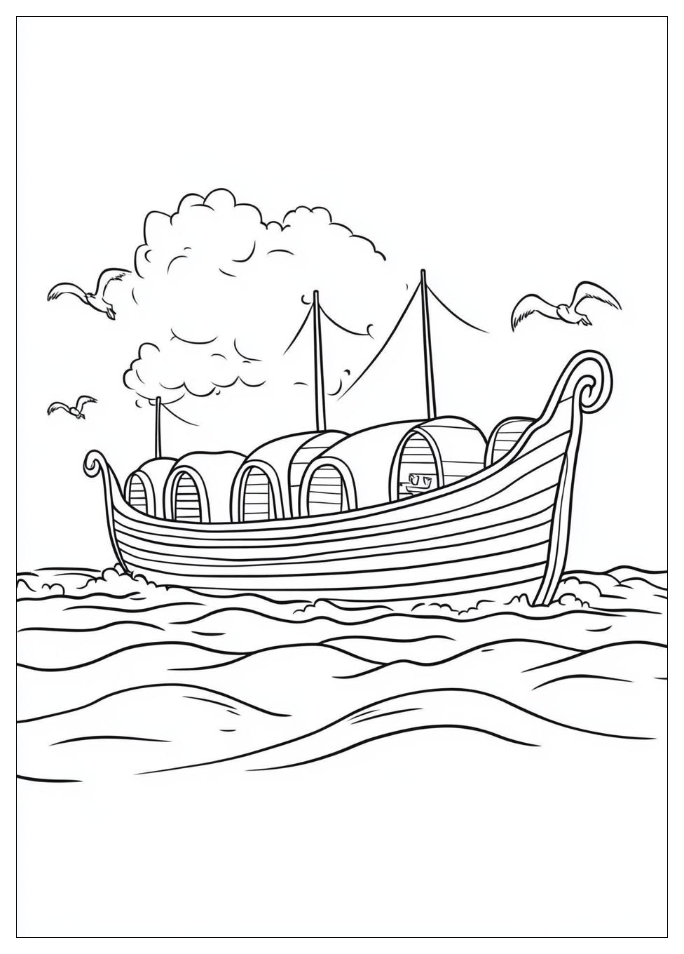 Noahs Ark Coloring Pages-8