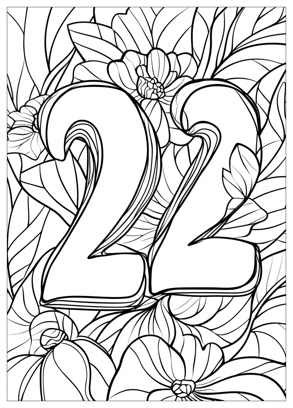 Number 2 Coloring Pages-12