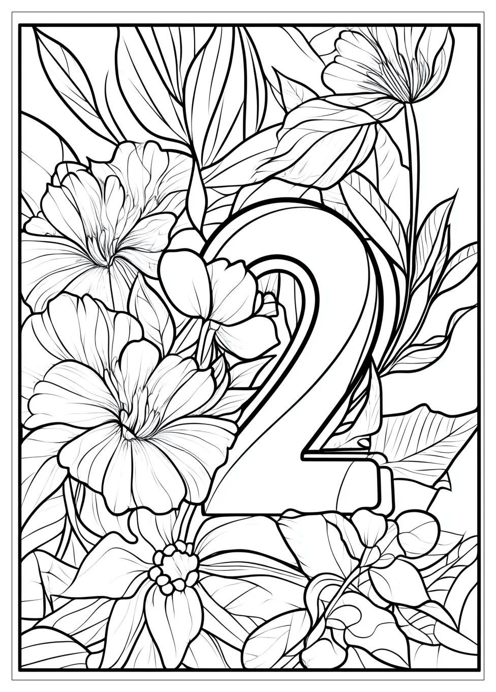Number 2 Coloring Pages-14