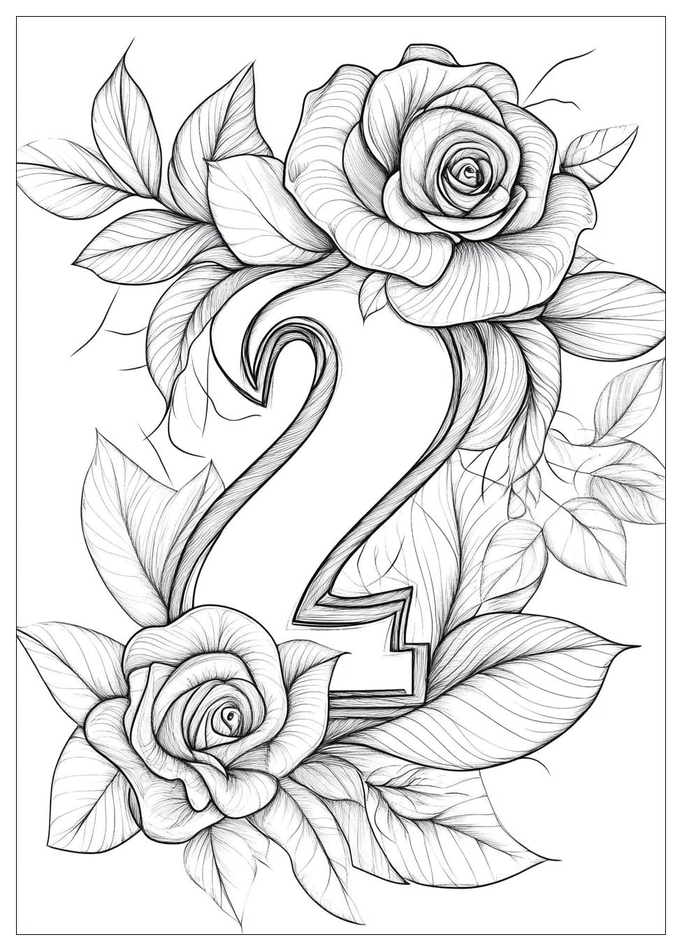 Number 2 Coloring Pages-15