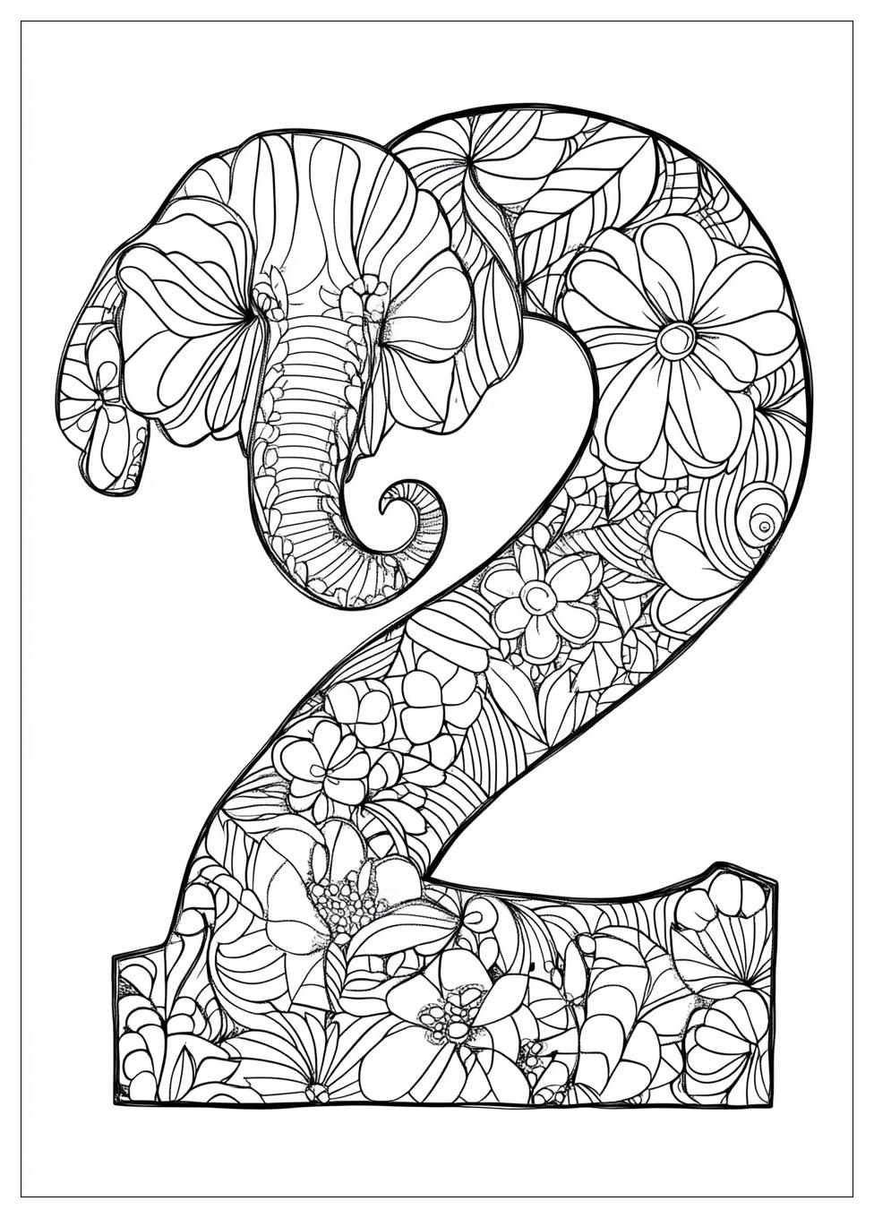 Number 2 Coloring Pages-16