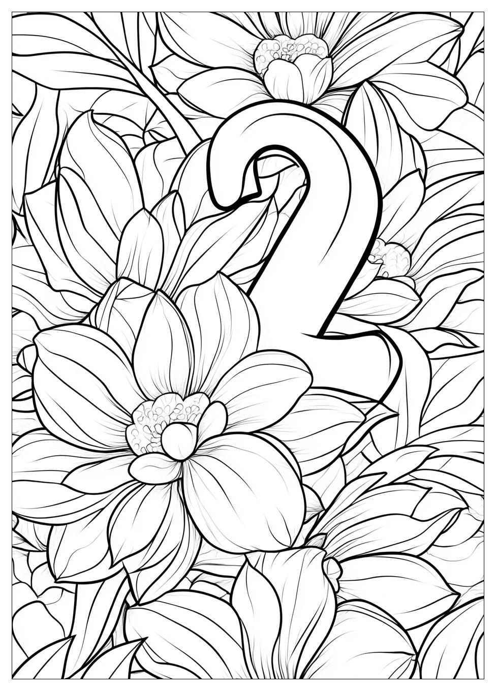 Number 2 Coloring Pages-20